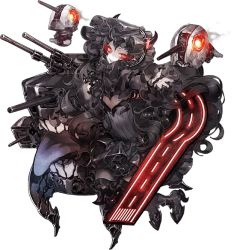 Rule 34 | 10s, 1girl, abyssal ship, akira (kadokawa), armor, armored boots, artillery imp, battery imp, black dress, black hair, bodystocking, bonnet, boots, claws, cleavage cutout, clothing cutout, detached sleeves, dress, flat chest, frilled sleeves, frills, gothic lolita, high heel boots, high heels, isolated island oni, isolated island princess, kantai collection, lolita fashion, long hair, looking at viewer, official art, pantyhose, reaching, reaching towards viewer, ribbed dress, thigh boots, thighhighs, transparent background, very long hair, zettai ryouiki