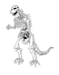 Rule 34 | bone, dinosaur, godzilla, godzilla (series), gojira, kaijuu, monochrome, no humans, ribs, skeleton, skull, spikes, tail, toho, ultra-taf