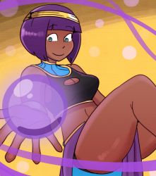Rule 34 | 1girl, absurdres, highres, menat, smile, solo, street fighter, tagme