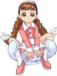 Rule 34 | alchera, bad id, bad pixiv id, braid, brown eyes, brown hair, character request, solo, twin braids, twintails