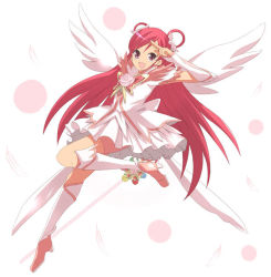 Rule 34 | 00s, 1girl, cure dream, flower, magical girl, maro nie, pink shorts, pink theme, precure, rose, shining dream, shorts, shorts under skirt, solo, wings, yes! precure 5, yumehara nozomi