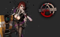 Rule 34 | 1girl, borderlands (series), deadsmoke, game, game console, lilith (borderlands), tagme, third-party edit