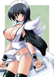 Rule 34 | 1girl, abu, areola slip, black eyes, black hair, blush, boots, bracelet, breasts, butterfly swords, cameltoe, cleavage, covered erect nipples, dress, hair ornament, hairband, hat, highleg, huge breasts, iroha (samurai spirits), japanese clothes, jewelry, large breasts, legs, lingerie, looking at viewer, maid, necklace, nipple slip, nipples, no bra, open clothes, open shirt, panties, pantyshot, revealing clothes, samurai spirits, shirt, short hair, sideboob, simple background, snk, solo, standing, sword, thigh boots, thighhighs, thighs, underwear, weapon