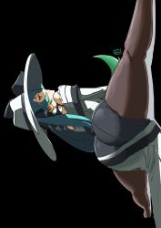 Rule 34 | 1girl, ass, ass focus, automatic giraffe, bare shoulders, black background, black choker, black dress, bow, brown pantyhose, choker, closed mouth, creatures (company), dark green hair, dark miku (project voltage), dated, dress, earrings, from behind, game freak, hat, hat bow, hatsune miku, highres, huge ass, jewelry, leg lift, long hair, long sleeves, looking at viewer, looking back, nintendo, pantyhose, pokemon, project voltage, red eyes, sideways, sideways glance, signature, simple background, smile, solo, split, spread legs, thick thighs, thighs, twintails, two-tone capelet, two-tone dress, very long hair, vocaloid, white dress, white hat