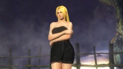 Rule 34 | 1girl, 3d, blonde hair, blue eyes, breasts, dead or alive, dead or alive 5, helena douglas, large breasts, long hair, official art, tecmo, towel