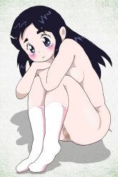 Rule 34 | 1girl, futari wa precure, highres, nude, precure, smile, socks, yukishiro honoka