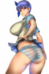 Rule 34 | 1girl, ass, ayane (doa), breasts, dead or alive, highres, judge (oekaki), large breasts, panties, solo, underwear