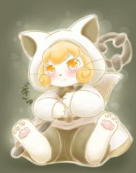 Rule 34 | artist request, blonde hair, cat, cat busters, furry, yellow eyes
