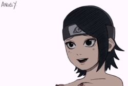 Rule 34 | 1girl, angelyeah, animated, animated gif, anus, ass, black thighhighs, bouncing breasts, breasts, dildo, dildo riding, headband, medium breasts, naruto (series), nipples, object insertion, photo (object), pussy, saliva, sex toy, small breasts, solo, thighhighs, uchiha sarada, uncensored, vaginal, vaginal object insertion