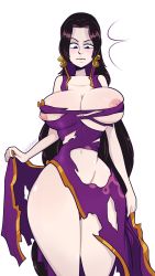 Rule 34 | 1girl, boa hancock, breasts, highres, large breasts, one piece, solo