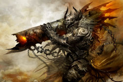Rule 34 | armor, cannon, charr, guild wars (series), guild wars 1, guild wars 2, helmet, tagme