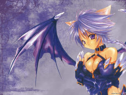 Rule 34 | animal ears, bat wings, demon girl, nanase aoi, wings