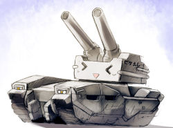 Rule 34 | &gt; &lt;, 10s, caterpillar tracks, closed eyes, gundam, kantai collection, military, military vehicle, motor vehicle, no humans, onibi (foxhound4185), rensouhou-chan, tank, type 61 (gundam), type 61 (tank), vehicle, vehicle focus