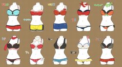 Rule 34 | 00s, 10s, 1990s (style), 30 (miso100dai), bow, bow bra, bow panties, bra, creatures (company), frilled bra, frilled panties, frills, front-tie top, game freak, lingerie, mannequin, neckerchief, nintendo, panties, pokemon, pokemon bw, pokemon bw2, pokemon dppt, pokemon frlg, pokemon gsc, pokemon hgss, pokemon rse, pokemon xy, red scarf, retro artstyle, scarf, side-tie panties, underwear, underwear only