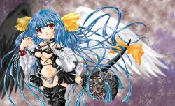 Rule 34 | 1girl, arc system works, bad anatomy, bad proportions, chibi, dizzy (guilty gear), guilty gear, poorly drawn, solo, thighhighs