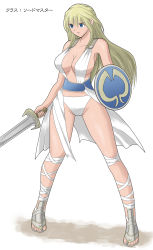 Rule 34 | 1girl, breasts, highres, large breasts, ogi (279691), shield, solo, sophitia alexandra, soul calibur, sword, weapon