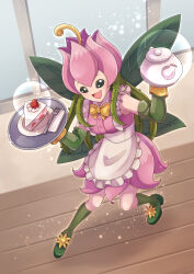 Rule 34 | absurdres, digimon, digimon (creature), fairy, flower, highres, lilimon, maid, monster girl, petals, plant, plant girl