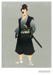 Rule 34 | 00s, 1boy, eyepatch, highres, male focus, samurai champloo, scabbard, sheath, solo, umanosuke