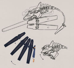 Rule 34 | chainsaw, concept art, no humans, original, poco (asahi age), sword, weapon, weapon focus