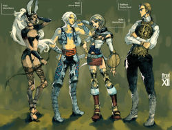 Rule 34 | 00s, 2boys, 2girls, ashelia b&#039;nargin dalmasca, balflear, bow (weapon), crossed arms, final fantasy, final fantasy xii, fran (ff12), ivalice alliance, mos, multiple boys, multiple girls, revealing clothes, shield, skirt, standing, vaan (ff12), viera, weapon