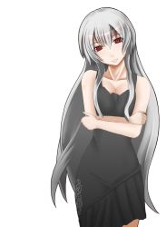 Rule 34 | 00s, chemical-x, long hair, aged up, red eyes, rozen maiden, silver hair, solo, suigintou