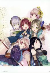 Rule 34 | + +, 6+girls, absurdres, atelier (series), atelier firis, atelier lydie &amp; suelle, atelier sophie, black hair, blush, boots, bow, bowtie, breasts, brown hair, cleavage, firis mistlud, gloves, green eyes, hair ornament, hairband, highres, huge filesize, liane mistlud, long hair, looking at viewer, lydie marlen, multiple girls, noco (adamas), official art, open mouth, pink eyes, pink hair, plachta, red eyes, scan, short hair, siblings, side ponytail, silver hair, sisters, skirt, small breasts, smile, sophie neuenmuller, suelle marlen, thighhighs, twins, very long hair, yellow bow, yuugen