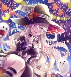 Rule 34 | 1girl, blush, broom, cape, corrin (female) (fire emblem), corrin (fire emblem), dress, fire emblem, fire emblem fates, gloves, hairband, halloween, halloween costume, hat, hiyori (rindou66), jack-o&#039;-lantern, long hair, looking at viewer, moon, nintendo, open mouth, pointy ears, pumpkin, red eyes, simple background, slit pupils, smile, solo, witch, witch hat