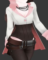 Rule 34 | 1girl, 3d, animated, animated gif, bouncing breasts, breasts, cleavage, curvy, gloves, lowres, ms901, neo politan, rwby, walking, wide hips