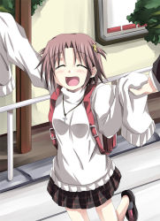 Rule 34 | 10s, blush, brown hair, infinite stratos, mister (black and white), nohotoke honne, skirt, sweater, tagme, twintails