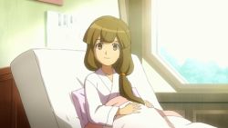 1girl animated animated_gif inazuma_eleven inazuma_eleven_(series) inazuma_eleven_go inazuma_eleven_go_chrono_stone lowres nanobana_kinako aged_up pregnant spoilers