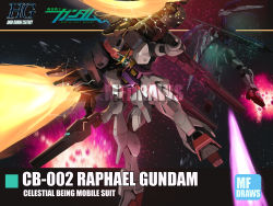 Rule 34 | 00 gundam, 00 raiser, artist name, back-to-back, bandai, blue eyes, brayanong999, character name, dual wielding, explosion, firing, floating, glowing, glowing eyes, gun, gundam, gundam 00, gundam raphael, highres, holding, holding gun, holding sword, holding weapon, logo, logo parody, mecha, mobile suit, no humans, robot, science fiction, shoulder cannon, solo focus, space, sword, v-fin, watermark, weapon