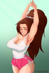 1girl breasts fatal_fury large_breasts long_hair shiranui_mai street_fighter street_fighter_6 thick_thighs thighs