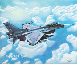 Rule 34 | 1other, above clouds, aircraft, airplane, ambiguous gender, artist name, blue sky, cloud, cloudy sky, cockpit, commentary request, dated, day, fighter jet, hayashi ryouta, japan air self-defense force, japan self-defense force, jet, military, military vehicle, missile, mitsubishi f-2, outdoors, pilot, signature, sky, sunlight, vehicle focus