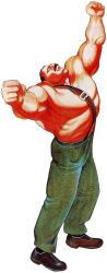 Rule 34 | 1990s (style), capcom, final fight, highres, mike haggar, muscular, official art, retro artstyle, street fighter, yasuda akira