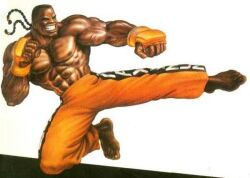 Rule 34 | braid, dark-skinned male, dark skin, dee jay, kicking, street fighter