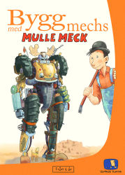 Rule 34 | 1boy, antlers, buffa, car, check commentary, commentary request, cover, crowbar, denim, fake cover, flag, gameguran, holding, holding crowbar, horns, jeans, junkyard, ladder, mecha, motor vehicle, mulle meck, mulle meck (character), official style, overalls, pants, parody, photoshop (medium), red shirt, robot, shirt, style parody, swedish commentary, swedish text, tire, tractor, translated, trophy