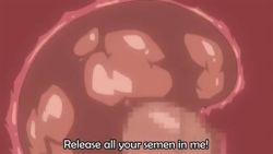 Rule 34 | 1boy, 2girls, ahegao, animated, animated gif, black hair, breasts, censored, cross-section, cum, cum in pussy, cum pool, ejaculation, high ponytail, inflation, internal cumshot, kaya blanche, large breasts, long hair, lowres, morino yuuko, multiple girls, nipples, nude, penis, pink hair, ponytail, sex, sweat, tachibana ichirou, tentacle and witches, tongue, tongue out, uterus, vaginal, very long hair