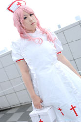 Rule 34 | apron, cosplay, haito, nurse, photo (medium), pink hair, princess princess, yukata mikoto