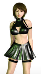 Rule 34 | 1girl, 3d, breasts, collar, earrings, jewelry, large breasts, leather, metadoll, midriff, solo