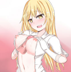 Rule 34 | + +, 1girl, bad id, bad pixiv id, blonde hair, blush, breasts, covered erect nipples, disembodied penis, elbow gloves, gloves, gradient background, hands on own chest, hetero, large breasts, long hair, motion lines, naigou, neneru, nipples, no bra, open clothes, open mouth, open shirt, paizuri, penis, pink background, shirt, shokuhou misaki, short sleeves, solo focus, spider web print, sweat, symbol-shaped pupils, toaru kagaku no railgun, toaru majutsu no index, uncensored, upper body, veins, veiny penis, white gloves, yellow eyes