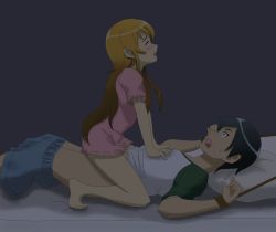 Rule 34 | 1boy, 1girl, assertive female, barefoot, bdsm, bi no ossan, bondage, bound, bound wrists, brother and sister, clothed sex, commentary request, cowgirl position, female rapist, femdom, flat chest, from side, girl on top, hetero, incest, kousaka kirino, kousaka kyousuke, long legs, bad tag, open mouth, ore no imouto ga konna ni kawaii wake ga nai, profile, rape, restrained, rope, sex, siblings, straddling, sweatdrop, vaginal