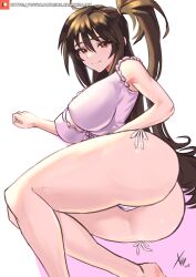 Rule 34 | 1girl, ass, breasts, female focus, large breasts, long hair, looking at viewer, sekirei, smile, solo, uzume
