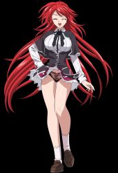 Rule 34 | 10s, animated, animated gif, breasts, high school dxd, long hair, red hair, rias gremory, skirt