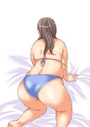 Rule 34 | 1girl, blue eyes, breasts, brown hair, fat, huge breasts, wakatsuki (kanchou hatto)