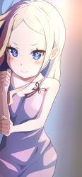 Rule 34 | 1girl, absurdres, beatrice (re:zero), butterfly-shaped pupils, camui1104, highres, looking at viewer, lying, on side, parted bangs, re:zero kara hajimeru isekai seikatsu, solo, symbol-shaped pupils, v-shaped eyebrows