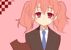 Rule 34 | 10s, 1girl, 9law, bad id, bad pixiv id, blush, formal, inu x boku ss, looking at viewer, necktie, roromiya karuta, simple background, solo, suit
