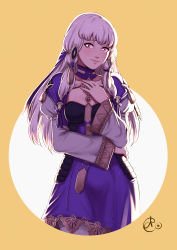 Rule 34 | 1girl, asura-00, breasts, fire emblem, fire emblem: three houses, hand on own hip, highres, lysithea von ordelia, nintendo, solo, tagme, white hair