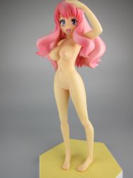 Rule 34 | 1girl, absurdres, baka to test to shoukanjuu, breasts, censored, figure, highres, himeji mizuki, legs, long hair, nipples, nude, photo (medium), pink hair, smile