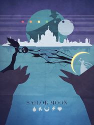 Rule 34 | bishoujo senshi sailor moon, highres, minimalist, poster (medium), tagme