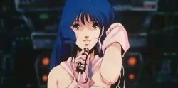 Rule 34 | 1980s (style), animated, animated gif, classic, lowres, lynn minmay, macross, macross: do you remember love?, music, oldschool, retro artstyle, singing, smile